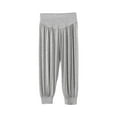 thumbnail image 1 of Hvot&aat Women Super Soft Modal Harem Pants Yoga Sports Dance Pilates Capri Lounge Pants Solid Color High Waist Pants, 1 of 6