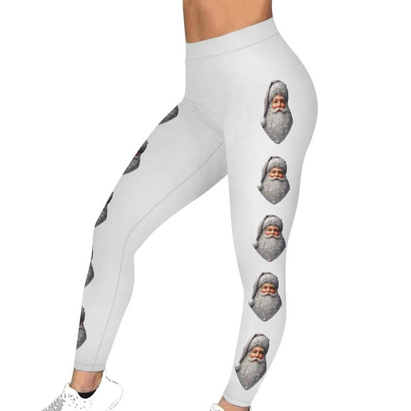 Hvot&aat Women's Christmas Leggings Stretchy High Waisted Festival Workout Yoga Pants Versatile Soft Seamless Lounge Athletic Running Tights