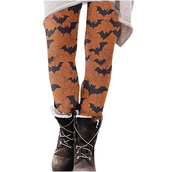 Hvot&aat Women's Fashion Independence Day Print Leggings With Yoga Sport Elastic Pants
