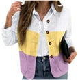 thumbnail image 1 of Hvot&aat Women's Flannel Sleeveless Plaid Vest Button Down Open Front Casual Fall Jacket S-5XL Waistcoat, 1 of 4