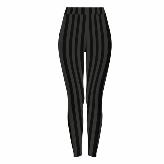 Hvot&aat Women's Halloween Striped Leggings Sports Fitness Pants Halloween Christmas Costume Pantyhose Stretch Yoga Pants
