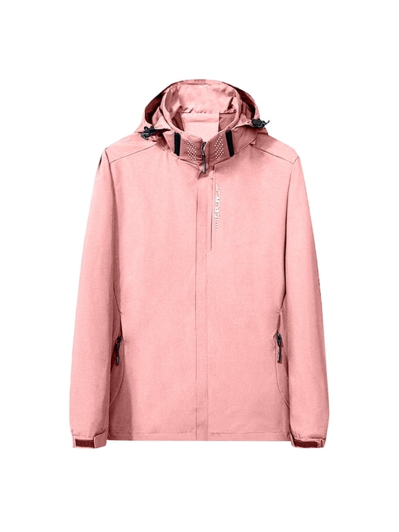 Women's Softshell Jacket with Hood Mesh Lined Lightweight Breathable Waterproof Windbreaker Hiking Outdoor Jackets