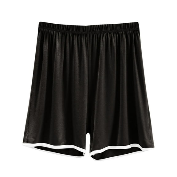 Hvot&aat Women's Solid Color Home Shorts Comfort Drawstring Elastic Waist Thin Pants Lightweight Flowy Short Pants
