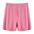 thumbnail image 1 of Hvot&aat Women's Summer Elastic Waist Thin Shorts Lightweight Straight Wide Leg Boxer Shorts Loose Size Home Pants, 1 of 5