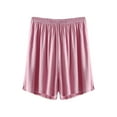 thumbnail image 1 of Hvot&aat Women's Summer Elastic Waist Thin Shorts Lightweight Straight Wide Leg Boxer Shorts Loose Size Home Pants, 1 of 5