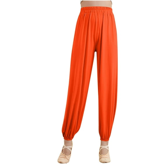 Hvot&aat Women's Summer Solid Color Dance Training Pants