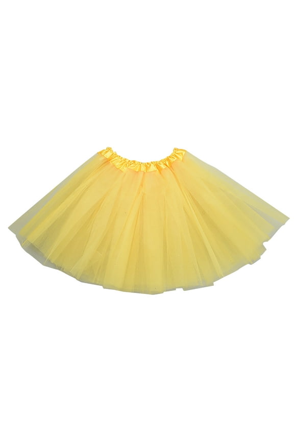 Women's Tulle Tutu Skirt Dress 1950s Vintage Fluffy Petticoat Solid Color Tunic Dresses for Party Costume