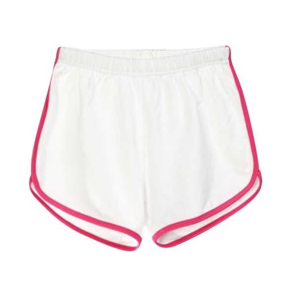 Hvot&aat Womens Cotton Shorts Solid Dolphin Booty Athletic Gym Sports Shorts for Yoga Lounge Running