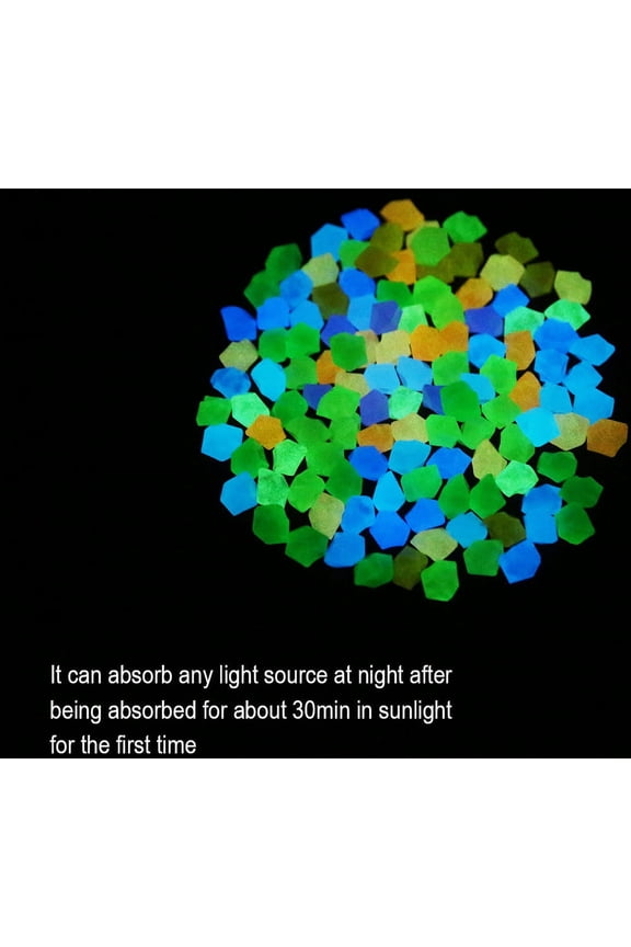 1200Pcs Luminous Pebbles Stones,Luminous Stones Glow in The Dark Garden Pebbles Rocks,Glow in The Dark Garden Pebbles Stones Rocks for Home Outdoor Walkways Garden Path Patio Lawn Garden Yard