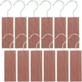 thumbnail image 1 of Hvxrjkn 12Pcs Cedar Blocks with 12 Hook Hanger Red Cedar Hang Ups for Clothes Storage Natural Aromatic Cedar Long-lasting Scent Cedar Planks Portable Cedar Sachets for Drawers and Closets, 1 of 9