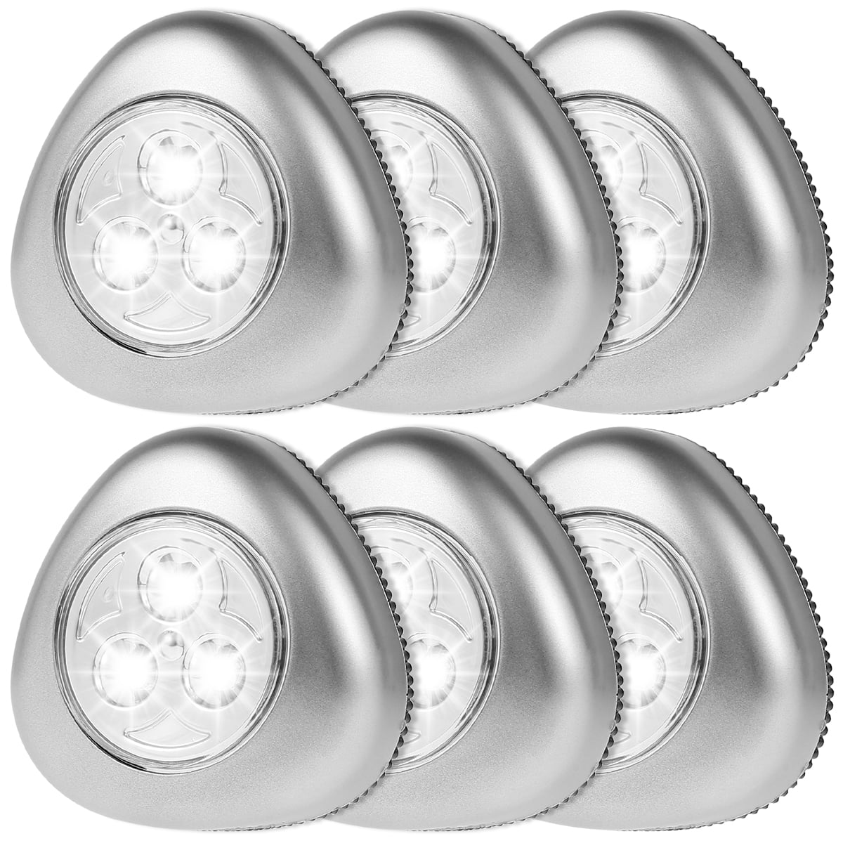 Hvxrjkn 6 Pack LED Closet Light, Battery Operated Cordless Closet