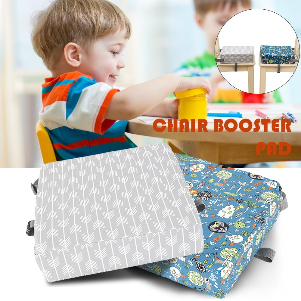 Toddler Booster Seat for Dining Table, Children's Chair Increasing Cushion,  Curved Design Portable Adjustable Chair Booster Cushion, Dismountable  Washable Thick Chair Pads with Buckle Strap,(Gray) 