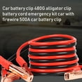 thumbnail image 1 of Hvxrjkn Jumper Lead Heavy Duty Cables 500AMP Car Truck Booster Cables 1.8M Battery Start Jumper Emergency Battery Cable, 1 of 8