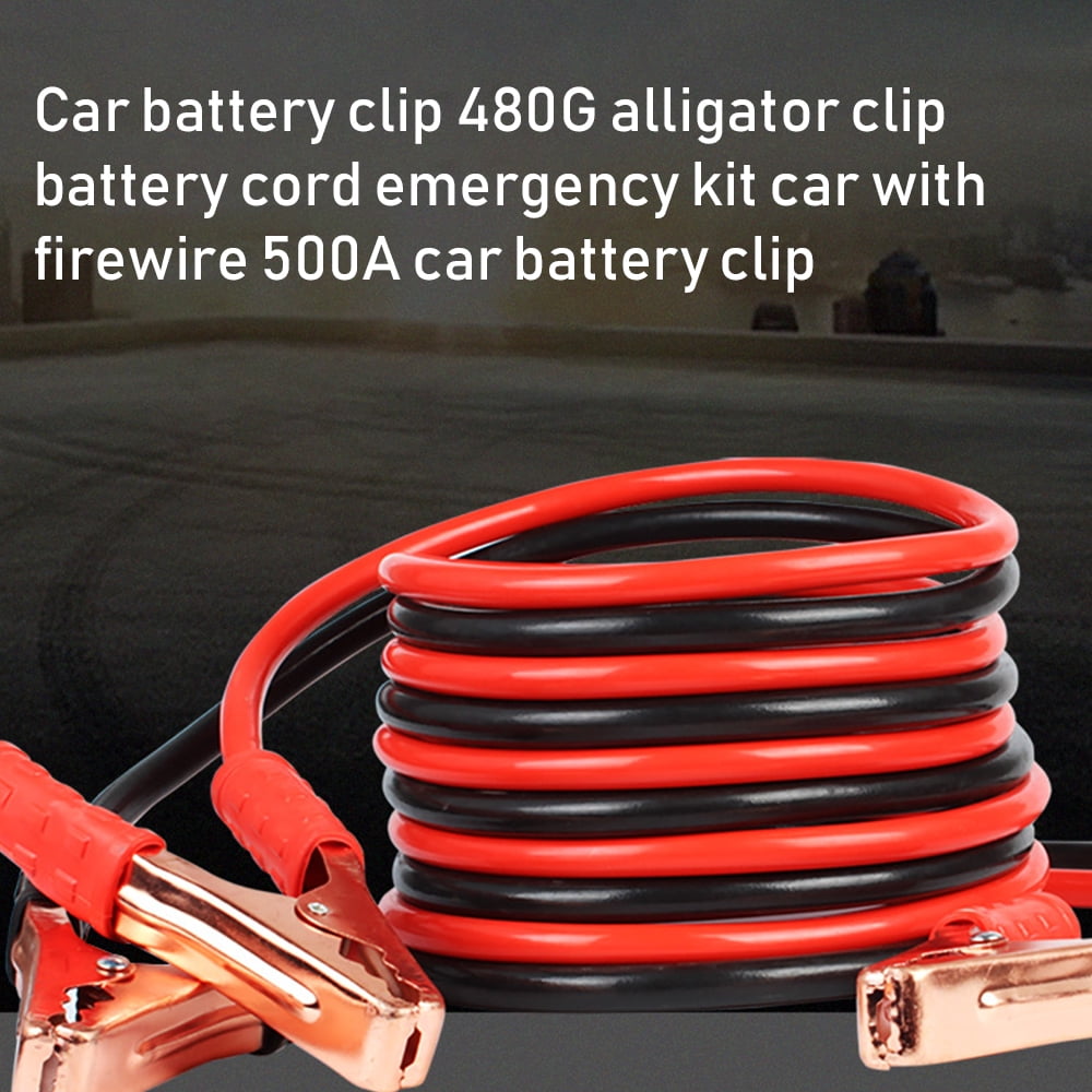 Vroxy Premium Car Heavy Duty Jump Start Leads Booster Cables [500AMP] Auto  Battery Booster [2 Meter] Emergency Petrol Diesel Car Van Truck ll Free  Cable Complete with Carry/Storage case : .in: Car