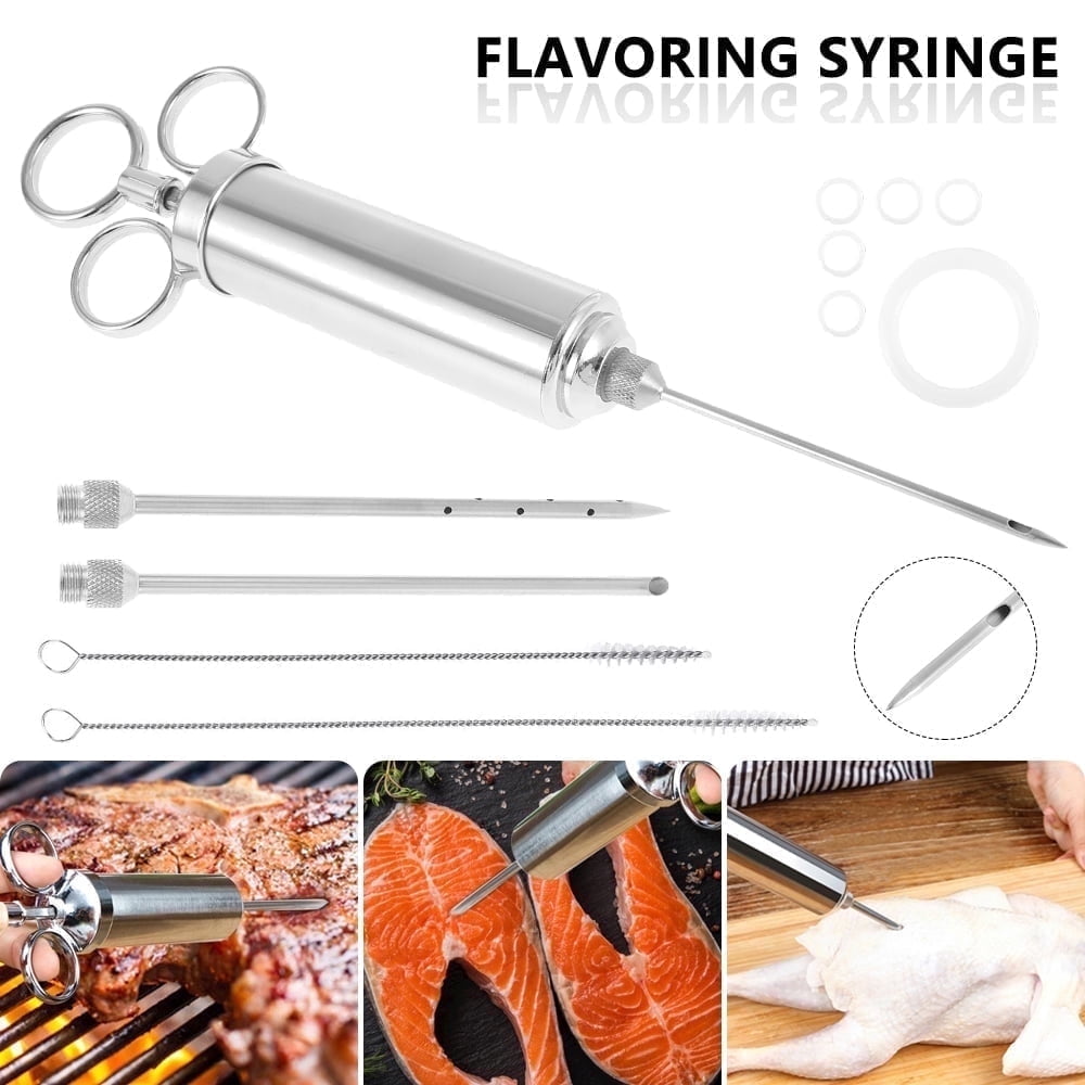 Meat Injection Needles Hvxrjkn Meat Injector Syring 60ml 3 Marinade Needles Philippines | Ubuy