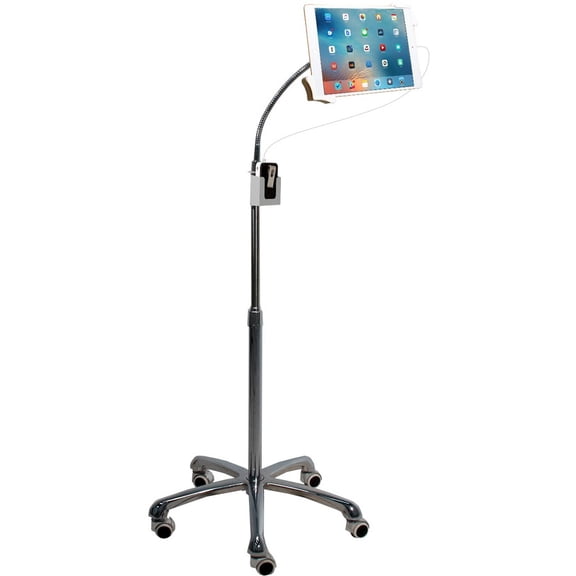 CTA Digital PAD-HFS Heavy-Duty Gooseneck Floor Stand for iPad/Tablet