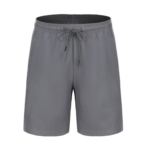 Hvyes Mens Workout Athletic Shorts 5 inch Inseam Quick Dry Hiking Shorts Men Lightweight Sports Gym Shorts Running Breathable Side Pocket Sweatpants Shorts