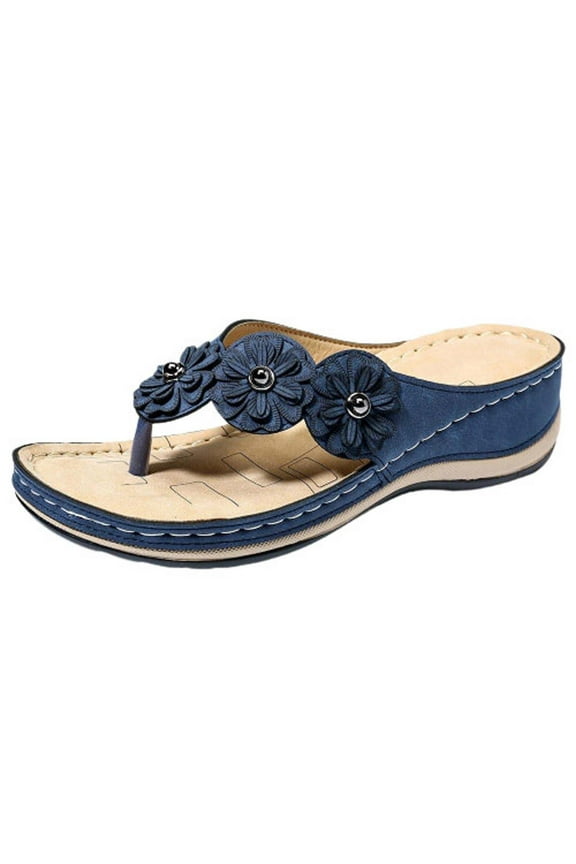 Sandals for Women Wedge Shoes: Comfortable Orthopedic Sandals Womens Dressy Summer Flip Flops Casual Walking Wedges