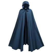 Hvyesh Adult Renaissance Cloak Medieval Hood Halloween Cape Cosplay Wizard Witch Cloak