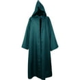 thumbnail image 1 of Hvyesh Adult Robe Hooded Cloak Halloween Christmas Party Cosplay Costume Vampire Hooded Long Robes, 1 of 2