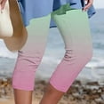 thumbnail image 1 of Hvyesh Capri Leggings for Women Plus Size Tummy Control Knee Length Capri Tie Dye High Waisted Yoga Pants Soft Workout Tights, 1 of 5