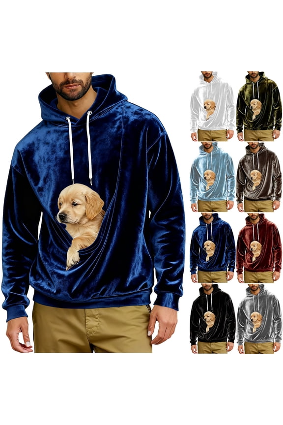 Cat Pouch Hoodie For Women Kangaroo Pocket Dog Pouch Sweatshirts Pet Carrier Animal Holder Long Sleeve Pullover Tops