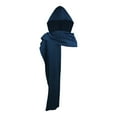 thumbnail image 1 of Hvyesh Cowl Hood Scarf Rogue Hood Medieval Cloak Renaissance Costume Men Neck Warmer Hooded Cape Hat Cyberpunk Accessories, 1 of 9