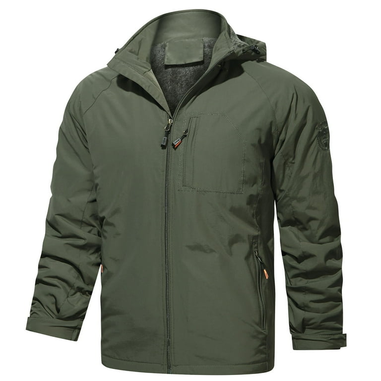 Hvyesh Fall Deals Hooded Softshell Jacket for Mens Hvyesh Fall Deals Hooded Softshell Jacket for Mens