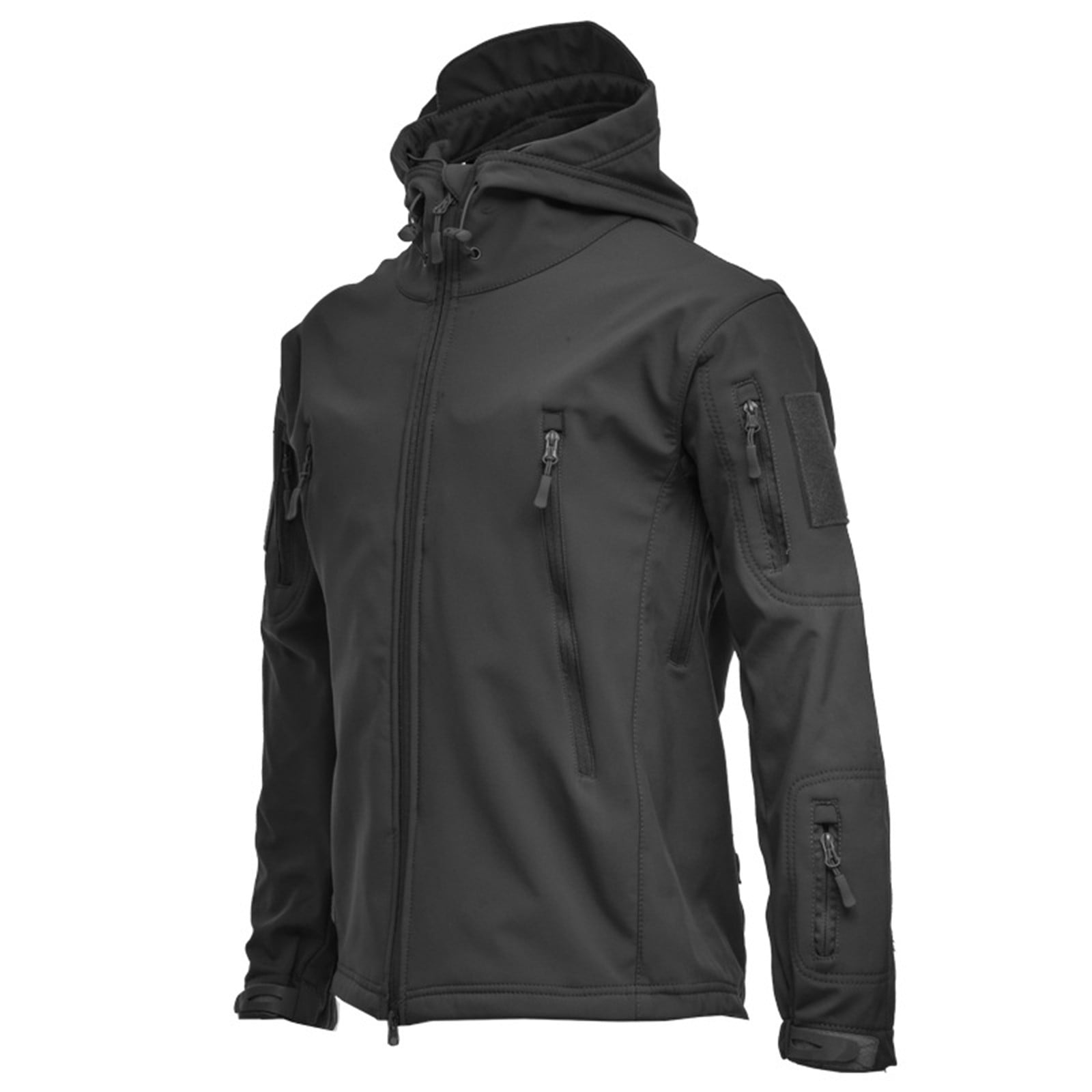 Hvyesh Fall Deals Men s Lightweight Soft Shell Hooded Military