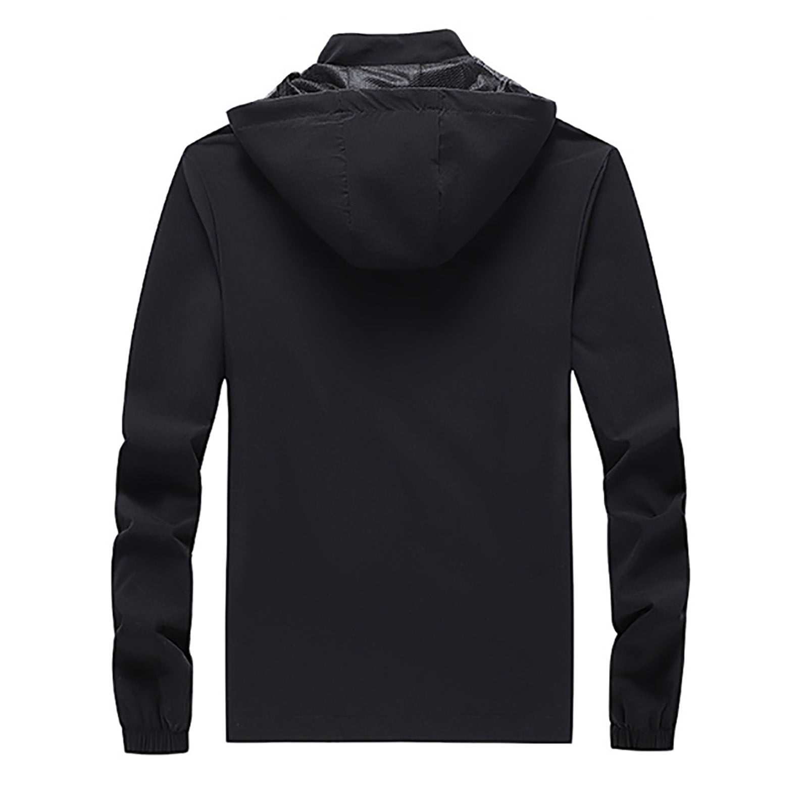 Hvyesh Fall Deals Mens Rain Jacket Waterproof with Hooded Hiking Coat