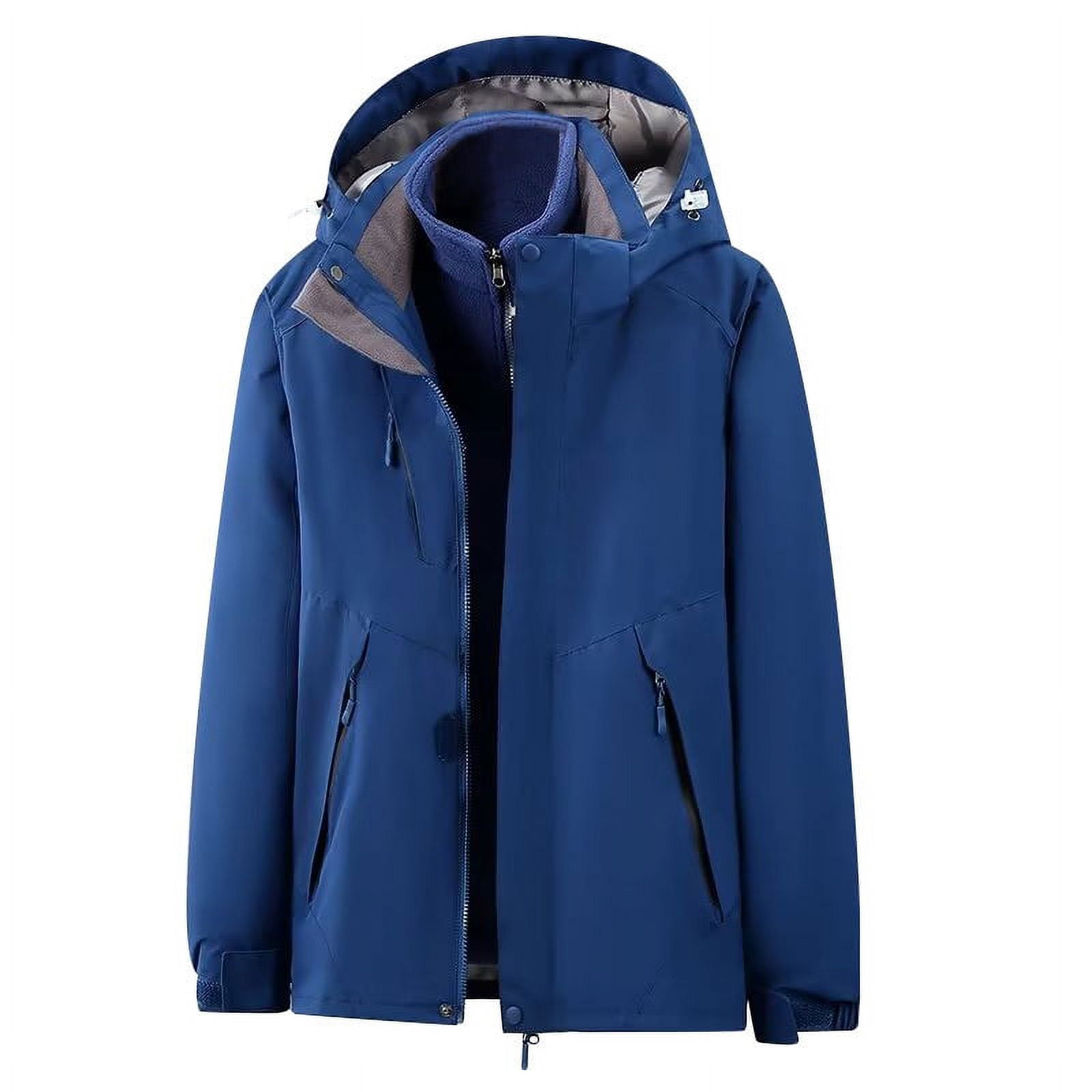 Hvyesh Fall Deals Women's Waterproof Rain Jacket Lightweight Hooded
