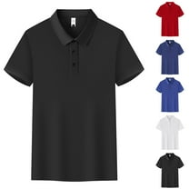 Hvyesh Golf Shirts for Women Summer Short Sleeve Button Down Shirts Lightweight Soft Dressy Casual Work Tops Cotton Tshirts Gangas