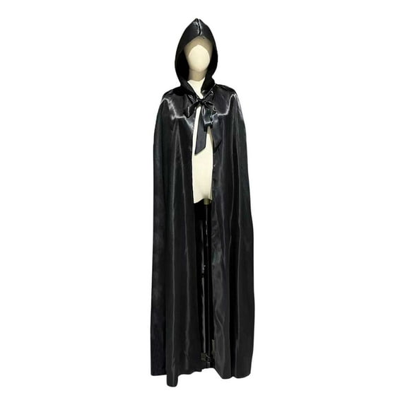 Hvyesh Halloween Cloak With Hood Renaissance Cape Unisex Adult Full Length Medieval Cloak Party Wizard Cosplay Cloaks