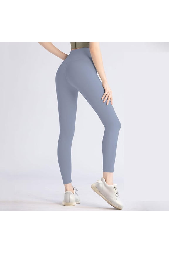 High Waisted Leggings for Women Athletic Tummy Control Yoga Pants Running Workout Leggings Stretchy Quick Drying Butt Lift Long Pants