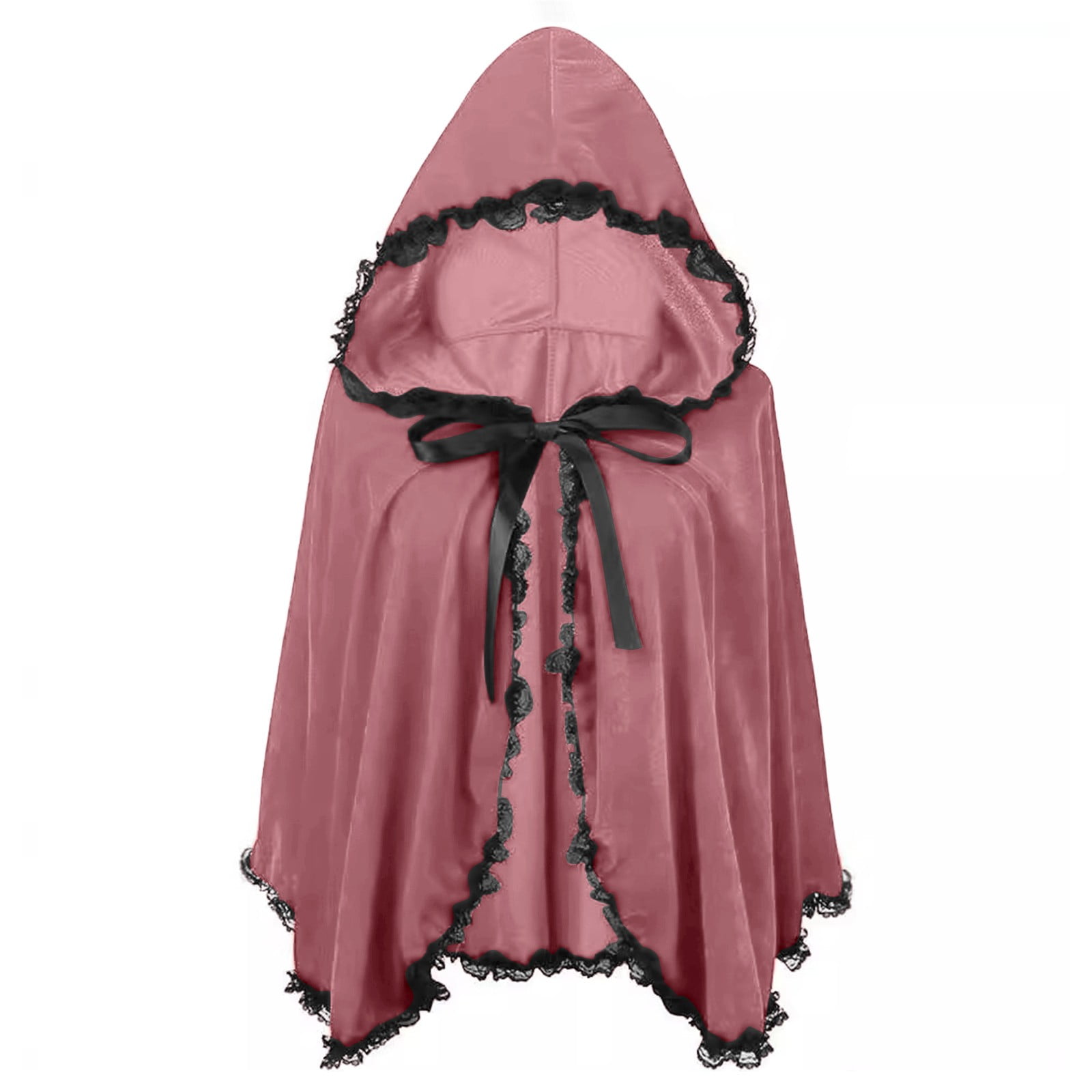Hvyesh Hood Cape Velvet Cloak for Halloween Christmas Cosplay