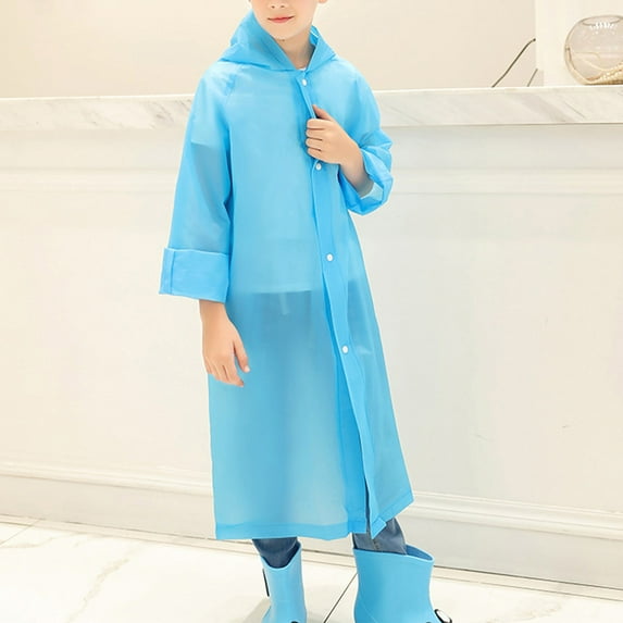 Hvyesh Kids Portable Reusable Rain Poncho Children Raincoats Sporting Traveling Waterproof Rain Coats for Boys and Girls Rain Ponchos