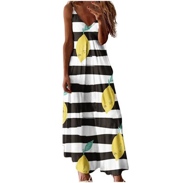 Plus Size Sleeveless Floral Hem Pocket Long Dress For Women Summer Casual Boho Maxi Dress Royal Blue 5XL