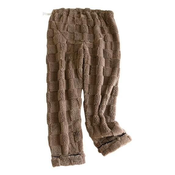 Hvyesh Maternity Pants Womens Over The Belly Fleece Pajama Pants Soft Wide Leg Pregnancy Pants Loose Lounge Pants Loungwear