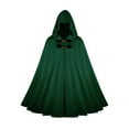 thumbnail image 1 of Hvyesh Medieval Cloak with Hood Halloween Renaissance Hooded Cape for Men and Women, 1 of 3