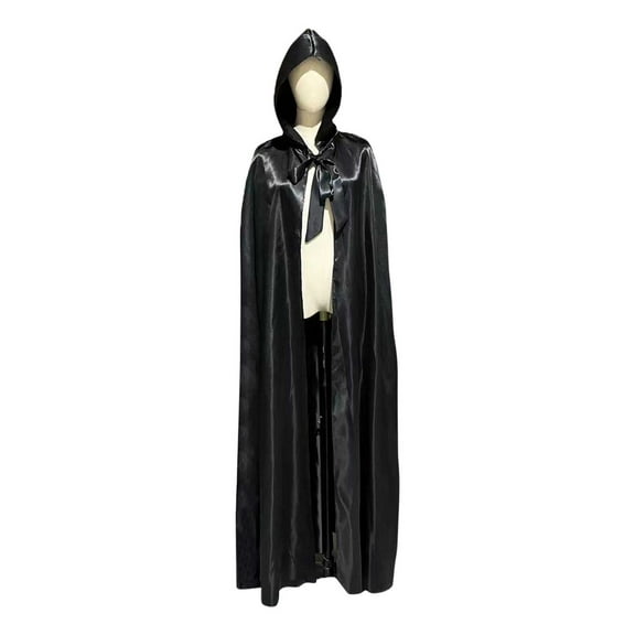 Hvyesh Medieval Cloak with Hood Renaissance Cape for Men and Women Halloween Costume