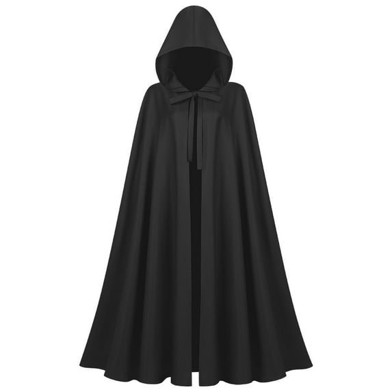 Hvyesh Medieval Hooded Cloak Renaissance Cloak Hooded Cape for Men and Women Halloween Cloak