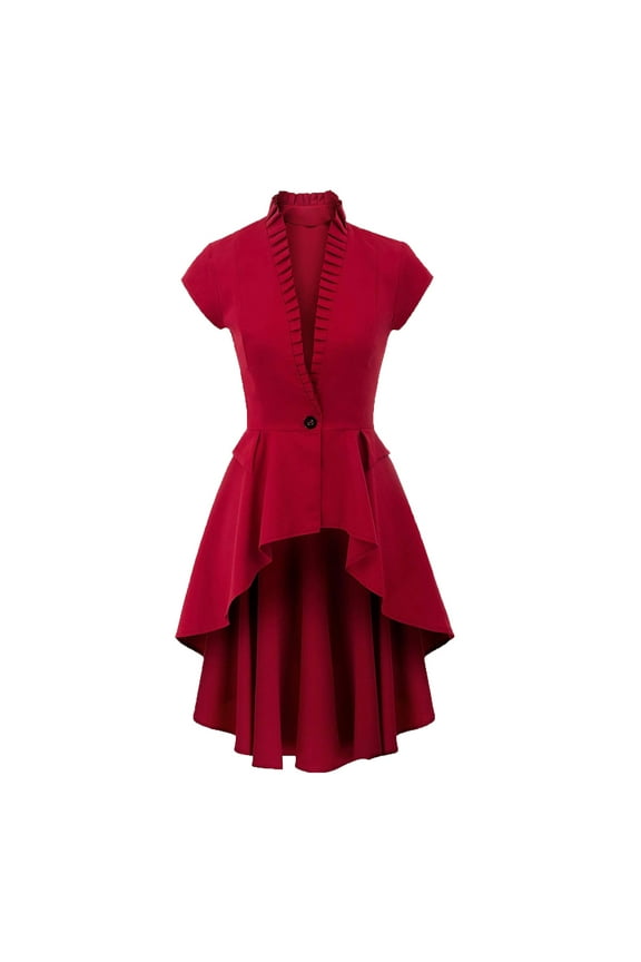 Medieval Steampunk Jacket for Women Tuxedo Gothic Tailcoat Jacket Renaissance Goth Costume