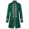 thumbnail image 1 of Hvyesh Men Steampunk Vintage Jacket Halloween Costume Retro Gothic Victorian Frock Coat Uniform, 1 of 2