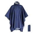 thumbnail image 1 of Hvyesh Men Women Hooded Rain Poncho for Adults Waterproof Lightweight Rain Coat Reusable Rain Jacket for Emergency Outdoor, 1 of 2