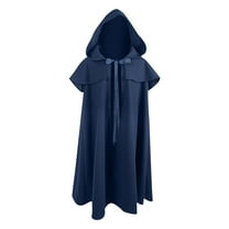 Hvyesh Men and Women Medieval Hooded Cloak-Renaissance Cape with Hood Vintage Halloween Cosplay Witch Costume
