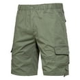thumbnail image 1 of Hvyesh Men's Camo Cargo Shorts Big and Tall Plus Size Classic Cargo Shorts for Men with Multi Pockets Button Down Work Pants Summer Sport Outwork Pant, 1 of 6