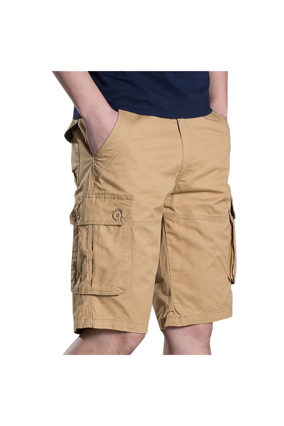 Men's Classic Cargo Stretch Shorts Trendy Extreme Motion Crossroad Cargo Shorts Classic Ripstop Tactical Shorts Military Short Pants with Pockets