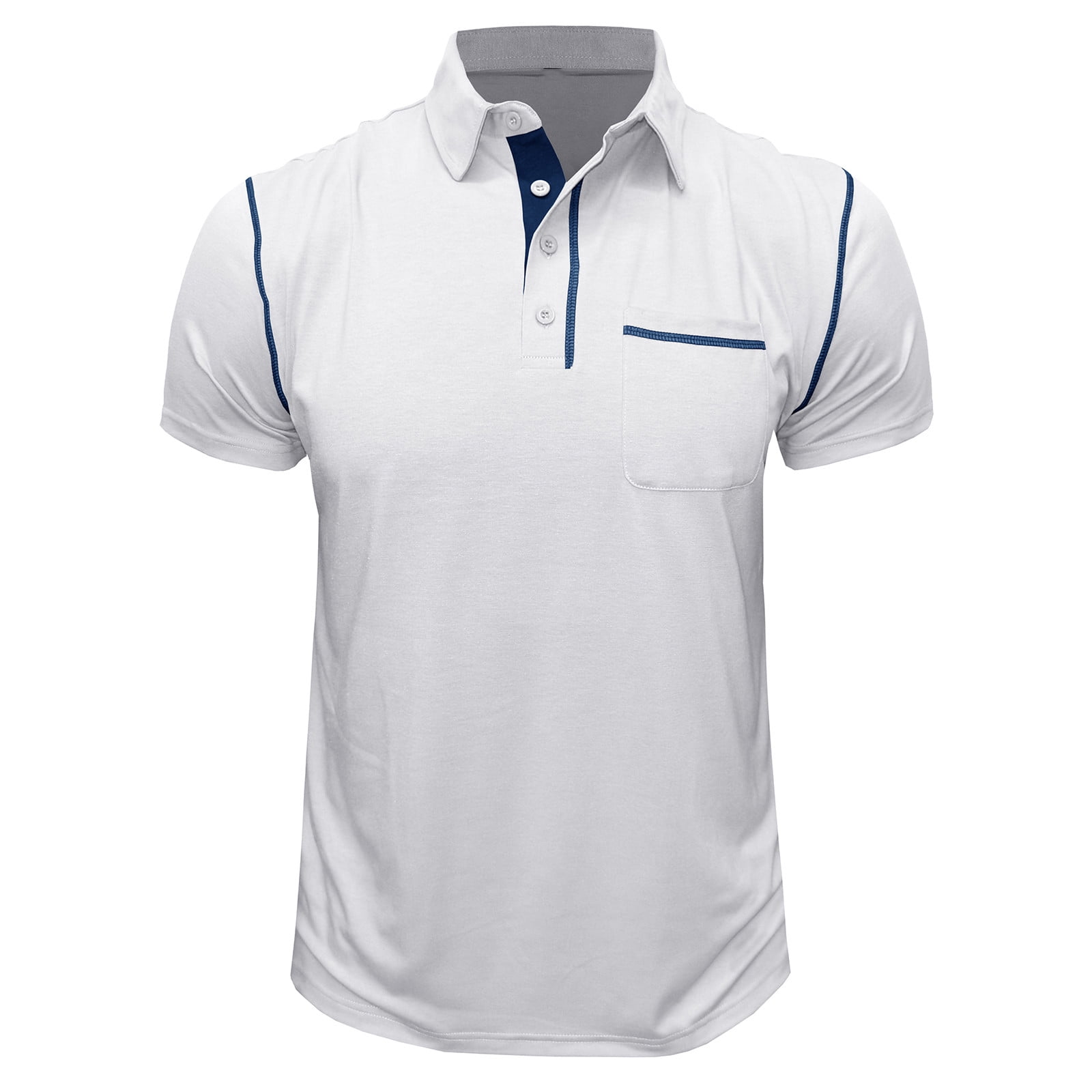 Hvyesh Mens Polo Shirts Big and Tall Dri Fit Short Sleeve Polo Shirt