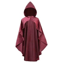 Hvyesh Mens Womens Victorian Cloak Gothic Medieval Hooded Robe Renaissance Shakespeare Theater Cloak Witches Wizards Cape