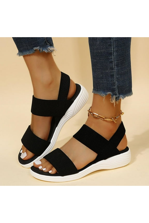 Orthopedic Sandals for Women Dressy Summer Open Toe Sandals Comfortable Arch Support Sandals Fashionable Breathable Sandal Size 8.5